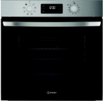 Indesit IO 255HU X Oven, Built-in, Electric, Width 59.5 cm, Self cleaning, Stainless steel | INDESIT