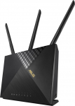 Asus 4G-AX56 juhtmevaba ruuter Gigabit Ethernet Kaks sagedusala (2,4 GHz / 5 GHz) Must