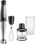 Braun MQ 7025X 0,6 l Saumikser 1000 W Must, Roostevaba teras