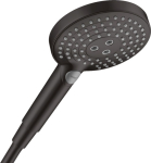 Hansgrohe Rankinis du&scaron;as Hansgrohe Raindance Select S 120 3jet EcoSmart, 26531670, juodas matinis