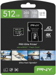 PNY Karta pamięci microSDXC Elite Prime 512GB + adapter SD