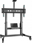 Multibrackets ONKRON Mobile TV Stand Rolling TV Cart for 50 to 100-Inch Screens up to 120 kg  black