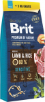 Brit PREMIUM BY NATURE SENSITIVE LAMB 15kg+3kg
