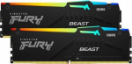 Kingston Fury Pamięć Kingston Fury Beast RGB, DDR5, 16 GB, 6000MHz, CL30 (KF560C30BBEAK2-16)