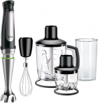 Braun MultiQuick 7 MQ 7045X 1,25 l Saumikser 1000 W Must, Roostevaba teras
