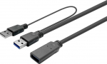 Vivolink Kabel USB VivoLink USB-A - USB-A 15 m Czarny (PROUSB3AAF15C)