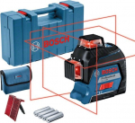 Bosch Laser płaszczyznowy GLL 3-80 czerwony 30 m