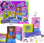 Mattel Lalka Barbie Mattel Extra - Mała lalka + zwierzątka (HDY91)