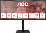 AOC E4 CU34E4CV PC lamekuvar 86,4 cm (34") 3440 x 1440 pikslit UltraWide Quad HD LCD Must