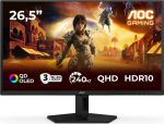 AOC G4 Q27G41ZDF PC lamekuvar 67,3 cm (26.5") 2560 x 1440 pikslit Quad HD QD-OLED Must, Punane