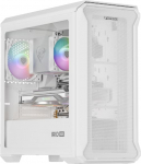 Genesis Irid 503 Mini Tower L&auml;bipaistev, Valge