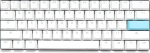Ducky Klawiatura Ducky Ducky One 2 Pro Mini White Edition Gaming Tastatur, RGB LED - Gateron Yellow (US)