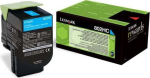 Lexmark Toner Lexmark 80C2HC0 Cyan Oryginał  (80C2HC0)