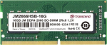 Transcend Pamięć do laptopa Transcend JetRam, SODIMM, DDR4, 16 GB, 2666 MHz, CL19 (JM2666HSB-16G)