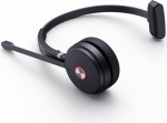 Yealink Słuchawki Yealink WH62 Mono UC Zestaw słuchawkowy Bezprzewodowy Opaska na głowę Biuro/centrum telefoniczne Micro-USB Podstawka do ładowania Czarny