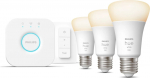 Philips Hue White Stardikomplekt: 3 E27 nutikat pirni (1100) + h&auml;mardusl&uuml;liti