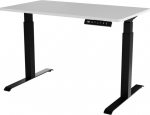 Cama Meble Desk with electric height adjustment MOON 121x67x72-120 Black/White