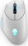 Dell Mysz Dell Dell | Gaming Mouse | AW620M | Wired/Wireless | Alienware Wireless Gaming Mouse | Lunar Light