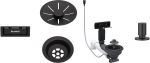 Blanco Waste fitting set 1x3,5'' InFino Pop Up Control Black matt