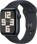 Apple Smartwatch Apple Watch SE Gen.2 GPS 44mm Midnight Alu Sport M/L Czarny (MXEK3)