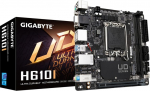 Gigabyte H610I Motherboard - Supports Intel Core 14th CPUs, 4+1+1 Hybrid Digital VRM, up to 5600MHz DDR5, 1xPCIe 3.0 M.2, GbE LAN, USB 3.2 Gen 1