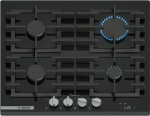 Bosch PRP6A6H40 hob Black Built-in 60 cm Gas 4 zone(s)