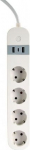 Gembird Smart power strip Tuya 4xDE 2xUSB-A 1xUSB-C white