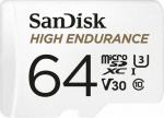 Sandisk 64GB High Endurance, memory card&nbsp;(white, Class 10, V3, U3)