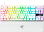Razer Huntsman V3 Pro Tenkeyless 8KHz | Gaming keyboard | Wired | US | White | Analog Optical Switch Gen-2