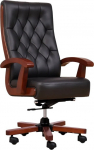 Bemondi CONSUL leather armchair black