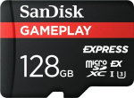 Sandisk Karta SanDisk GamePlay MicroSDXC 128 GB Class 10 UHS-I/U3 V30 (SDSQXFN-128G-GN6GN)