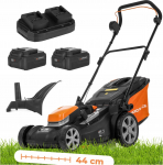 Makita kosiarka akumulatorowa 2x20v, 2x5,0ah, 44 cm