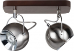 Spotlight Lampa sufitowa Spotlight Spot chromowany Spotlight BALL WOOD z drewna bukowego 5131276