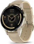 Garmin 010-02785-55 smartwatch / sport watch 3.05 cm (1.2") AMOLED 41 mm Digital 390 x 390 pixels Touchscreen Gold Wi-Fi GPS (satellite)