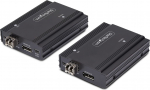 Noname System przekazu sygnału AV STARTECH.COM DisplayPort KVM Extender przez wł&oacute;kno szklane 4K60Hz ekstender konsolowy 300m Multimode 4K KVM przedłużenie LWL