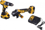 Dewalt COMBO set 18V DCD796, DCG405 + 2x5,0Ah DCK208