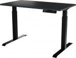 Cama Meble Desk with electric height adjustment MOON 121x67x72-120 black/anthracite