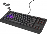 Genesis Thor 230 TKL klaviatuur M&auml;ngimine USB QWERTY Ameerika inglise keel Must