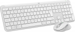 Logitech 920-012491 klaviatuur Hiir kaasa arvatud Kontor RF juhtmeta &uuml;hendus + Bluetooth QWERTY US rahvusvaheline Valge