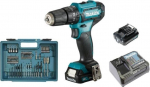 Makita cordless hammer HP333DSAX1, 12V&nbsp;(blue / black, 2x Li-ion battery 2,0Ah)