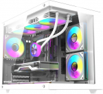 Darkflash B275 PRO computer case (white) + 6 fans