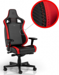 Noblechairs Fotel Noblechairs EPIC Compact - czarny/węglowy/czerwony (GAGC-241)