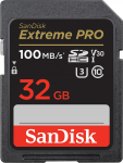 Sandisk m&auml;lukaart SDHC 32GB Extreme Pro UHS-I V30