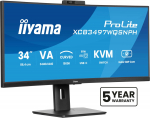Iiyama ProLite XCB3497WQSNPH-B1 PC lamekuvar 86,4 cm (34") 3440 x 1440 pikslit UltraWide Quad HD LED Must
