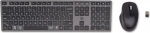 HP 720 Multi-Device Rechargeable Wireless Keyboard and Mouse Combo klaviatuur Hiir kaasa arvatud Kodu USB + Bluetooth QWERTY Inglise Must