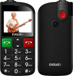Evolveo Telefon kom&oacute;rkowy Evolveo EVOLVEO Telefon kom&oacute;rkowy dla senior&oacute;w z ładowarką EasyPhone FL czarny