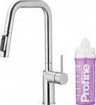 KFA Bateria kuchenna KFA DUERO PURE STYLE PULL-OUT BATERIA KUCHENNA Z FUNKCJĄ FILTRACJI WODY I WYCIĄGANĄ WYLEWKĄ + ZESTAW FILTRUJĄCY PROFINE LILAC S, INOX