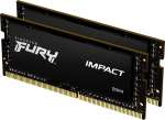 Kingston Fury Pamięć do laptopa Kingston Fury Impact, SODIMM, DDR4, 64 GB, 3200 MHz, CL20 (KF432S20IBK2/64)