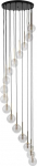 Tkkrywult TK Lighting Aurora 10182 lampa wisząca zwis 16x8W G9 transparentna/złota