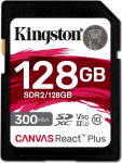 Kingston Technology Canvas React Plus 128 GB SD UHS-II Klass 10